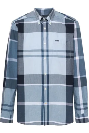 Barbour Homme, Chemises, Bleu, Taille: L Chemise Bleue Harris Sur Mesure