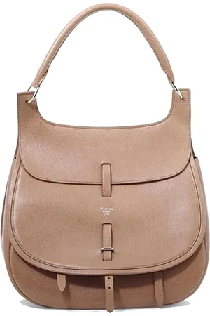 Fontana Femme, Sacs, Brun, Taille: ONE Size Sac en cuir élégant pour un usage quotidien