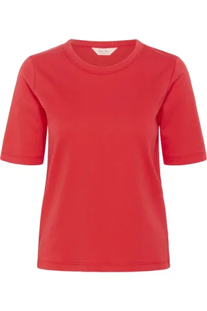 Part Two Femme, Tops, Rouge, Taille: 38 FR T-Shirt Classique Bittersweet
