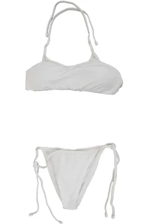 F**K Femme, Maillots de bain, Blanc, Taille: 42 FR Ensemble Bikini Bandeau en Dentelle