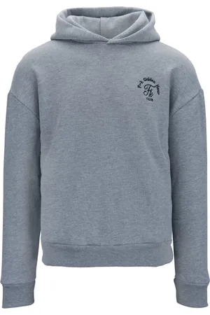 F**K Femme, Sweatshirts et sweats à capuche, Gris, Taille: 40 FR Sweat à capuche élégant avec détails brodés