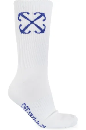 OFF-WHITE Homme, Sous-vêtements, Blanc, Taille: M Chaussettes avec Logo