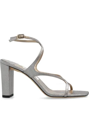 Jimmy Choo Femme, Chaussures, Gris, Taille: 36 EU Sandales à Talons Azie