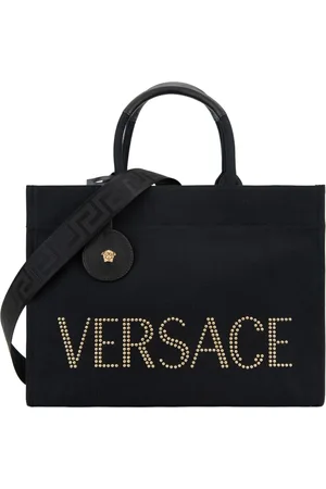 VERSACE Femme, Sacs, Noir, Taille: ONE Size Sac à Bandoulière Femme avec Détails en Cuir