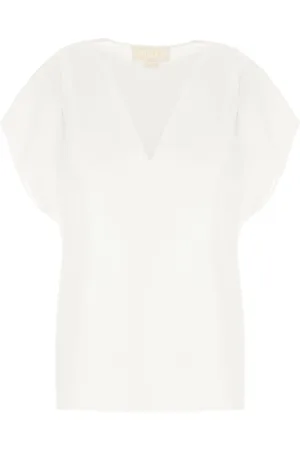GENNY Femme, Blouses et Chemises, Blanc, Taille: 38 FR Haut élégant pour un look tendance