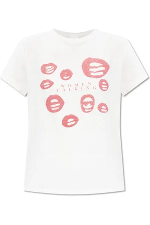 RE/DONE Femme, Tops, Blanc, Taille: 36 FR T-shirt avec impression