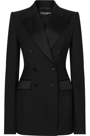 Dolce & Gabbana Femme, Vestes, Noir, Taille: 38 FR Veste Noire