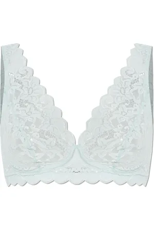 Hanro Femme, Sous-vêtements, Bleu, Taille: 85B FR Bons Moments