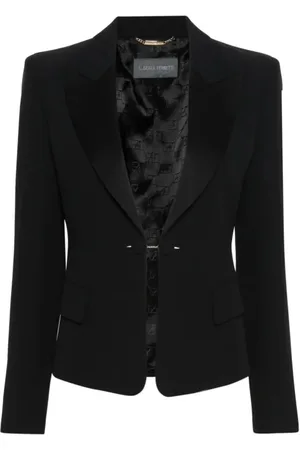 Alberta Ferretti Femme, Vestes, Noir, Taille: 40 FR Blazer Élégant pour Femmes