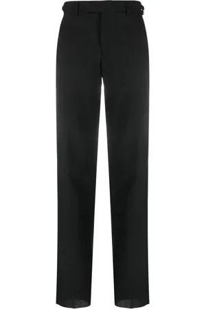 VERSACE Homme, Pantalons, Noir, Taille: L Pantalon Formel Élégant