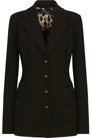 Dolce & Gabbana Femme, Vestes, Noir, Taille: 36 FR Veste Noire