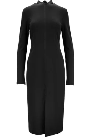 ANIYE BY Femme, Robes, Noir, Taille: 42 FR Robe longue ceinturée avec dos ouvert