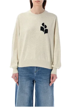 Isabel Marant Femme, Pulls, Gris, Taille: 36 FR Pull en Tricot Gris Clair