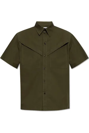 Bottega Veneta Homme, Chemises, Vert, Taille: L Chemise à manches courtes