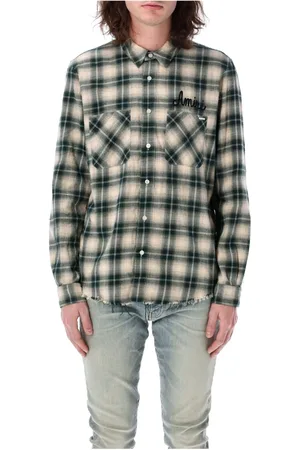 AMIRI Homme, Chemises, Multicolore, Taille: XL Chemise en Flanelle Evergreen à Carreaux