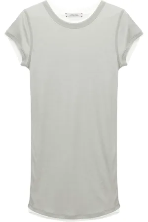 Dorothee Schumacher Femme, Tops, Gris, Taille: 42 FR Chemise Love en Style Superposé