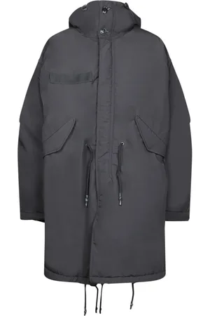 JUNYA WATANABE Homme, Manteaux, Noir, Taille: S Veste Noire à Capuche Urbaine