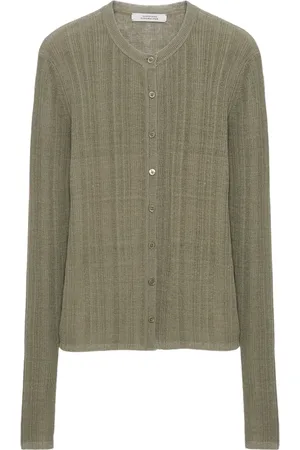 Dorothee Schumacher Femme, Pulls, Vert, Taille: 44 FR Gilet Léger Summer Ease