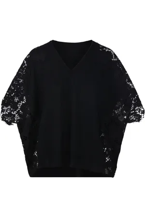 NUDE Femme, Pulls, Noir, Taille: 38 FR Pull noir à col en V