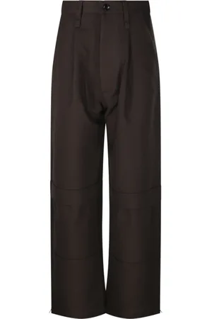 Ami Femme, Pantalons, Brun, Taille: 38 FR Pantalon Cargo Café Foncé
