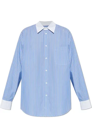 Marni Femme, Blouses et Chemises, Bleu, Taille: 38 FR Chemise à Rayures