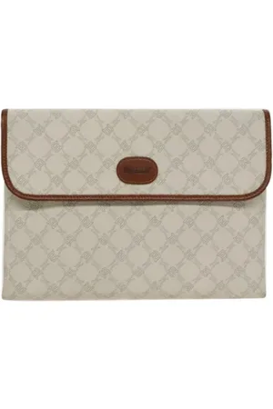 Bally Femme, Pre-owned, Blanc, Taille: ONE Size Pre-owned Cuir pochettes-minaudieres