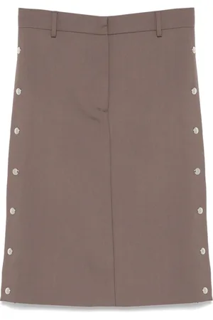 Stella McCartney Femme, Jupes, Brun, Taille: 34 FR Jupe cloutée