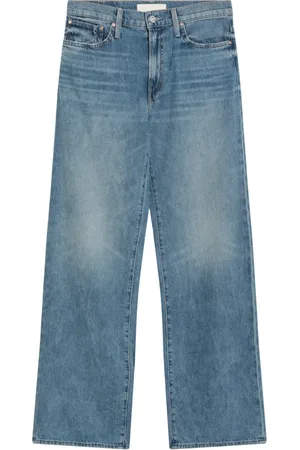 Mother Femme, Jeans, Bleu, Taille: W28 Regular Fit Denim Baskets