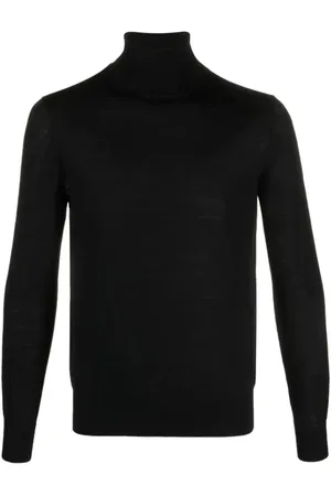 BALLANTYNE Homme, Pulls, Noir, Taille: M Pull à col roulé noir T