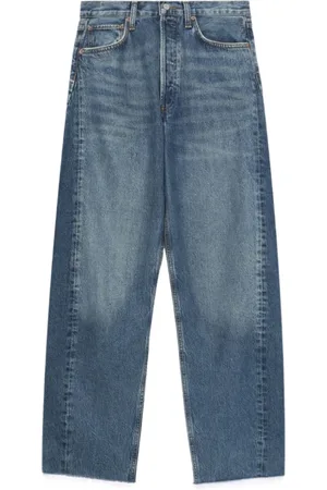 AGOLDE Femme, Jeans, Bleu, Taille: W24 Jean Droit en Denim Bleu