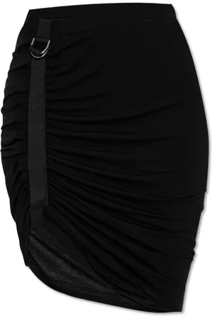 Helmut Lang Femme, Jupes, Noir, Taille: 38 FR Jupe avec drapage latéral