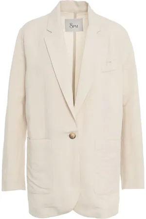 8PM Femme, Vestes, , Taille: 40 FR Blazer Blanc 