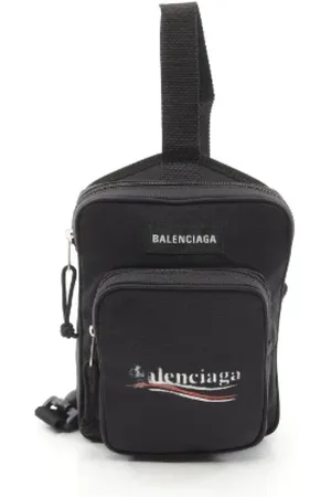 Balenciaga Homme, Pre-owned, Noir, Taille: ONE Size Pre-owned Toile sacs-balenciaga