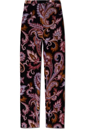 Etro Femme, Pantalons, Multicolore, Taille: 38 FR Pantalon en velours