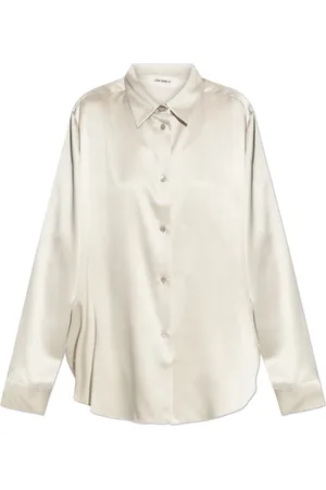 Lisa Yang Femme, Blouses et Chemises, Gris, Taille: 38 FR Chemise en soie