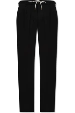 ELEVENTY Homme, Pantalons, Noir, Taille: W36 Pantalon en laine à jambes fuselées