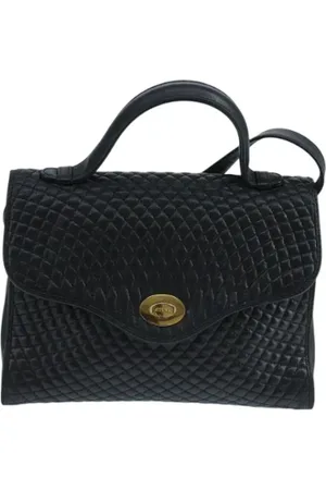 Bally Femme, Pre-owned, Noir, Taille: ONE Size Pre-owned Cuir sacs-main
