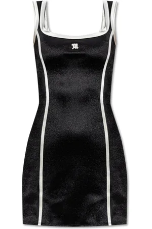 MISBHV Femme, Robes, Noir, Taille: 38 FR Robe nuisette en satin