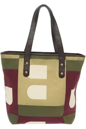 Bally Femme, Pre-owned, Multicolore, Taille: ONE Size Pre-owned Toile sacs-main