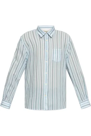 OFFICINE GENERALE Homme, Chemises, Bleu, Taille: M Chemise à rayures