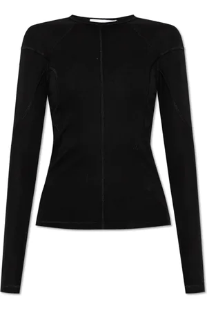 Helmut Lang Femme, Tops, Noir, Taille: 42 FR Haut à manches longues