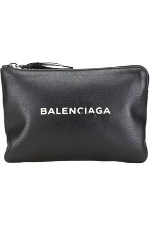 Balenciaga Femme, Pre-owned, Noir, Taille: ONE Size Pre-owned Cuir pochettes-minaudieres