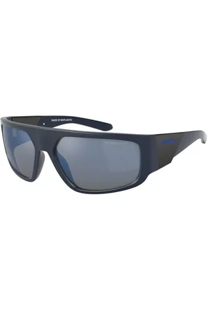 Arnette Homme, Accessoires, Bleu, Taille: ONE Size Lunettes de Soleil Bleues Polarisées en Résine