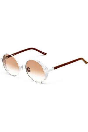 Belstaff Femme, Accessoires, Blanc, Taille: ONE Size Lunettes de soleil en titane avec protection UV