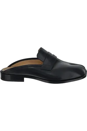 Maison Margiela Homme, Chaussures, Noir, Taille: 42 EU Sabot en Cuir