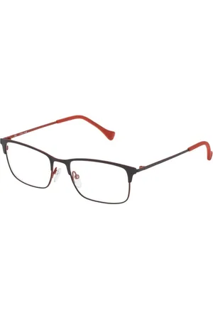 Police Homme, Accessoires, Noir, Taille: ONE Size Montures en Métal Gris Lunettes pour Hommes