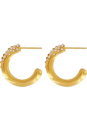 Dansk Copenhagen Femme, Accessoires, Jaune, Taille: ONE Size Boucles d