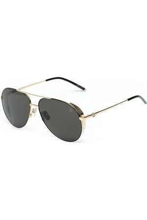 Belstaff Homme, Accessoires, Jaune, Taille: ONE Size Lunettes de soleil en titane avec verres Carl Zeiss