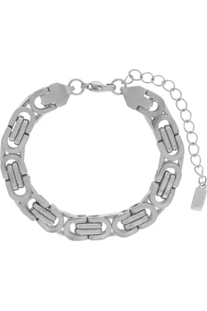 Dansk Copenhagen Femme, Accessoires, Gris, Taille: ONE Size Bracelet Chunky Link Plaqué Argent
