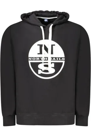 North Sails Homme, Sweatshirts et sweats à capuche, Noir, Taille: M Pull en Coton Noir